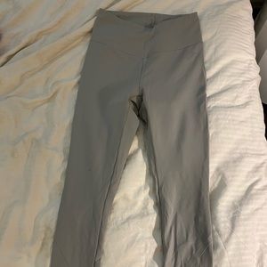 Gray workout leggings